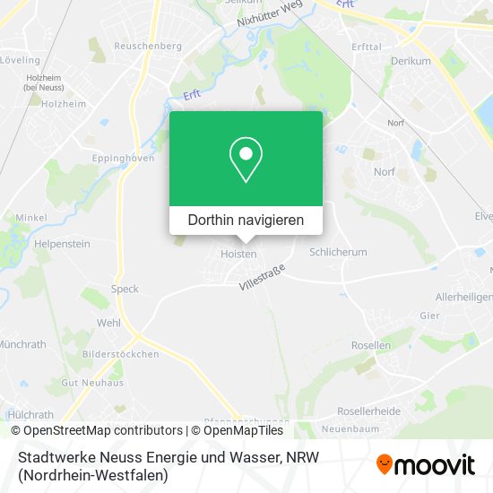 Stadtwerke Neuss Energie und Wasser Karte