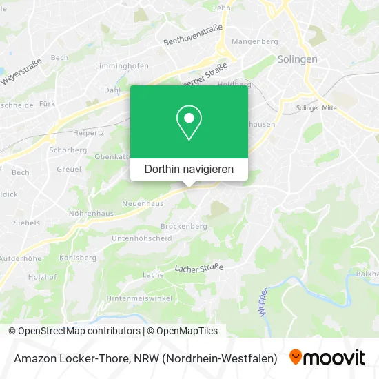 Amazon Locker-Thore Karte