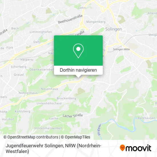 Jugendfeuerwehr Solingen Karte
