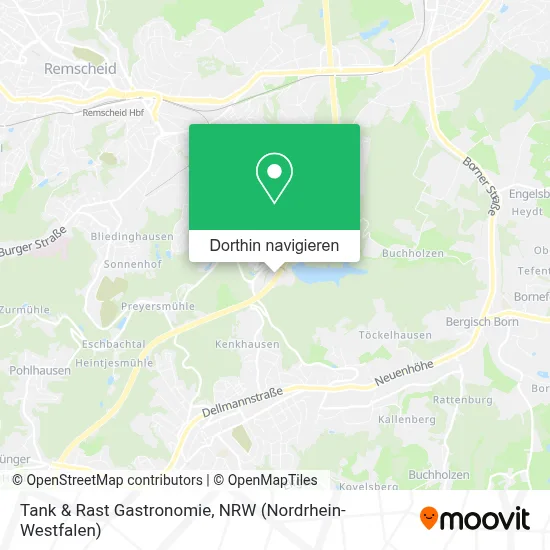 Tank & Rast Gastronomie Karte