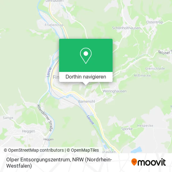 Olper Entsorgungszentrum Karte