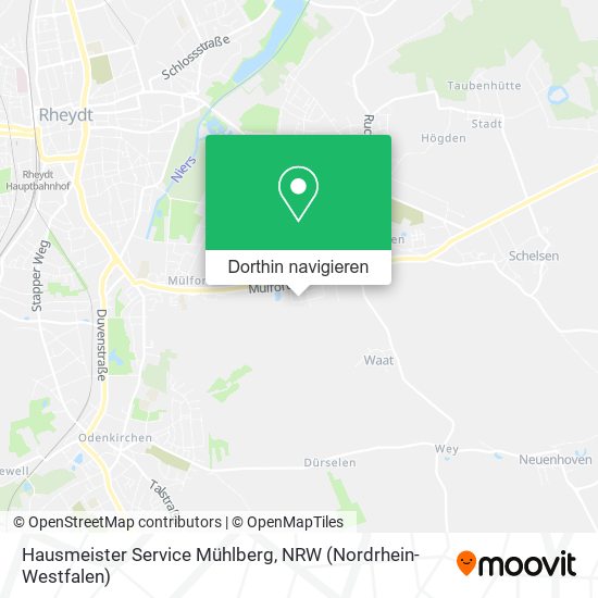 Hausmeister Service Mühlberg Karte