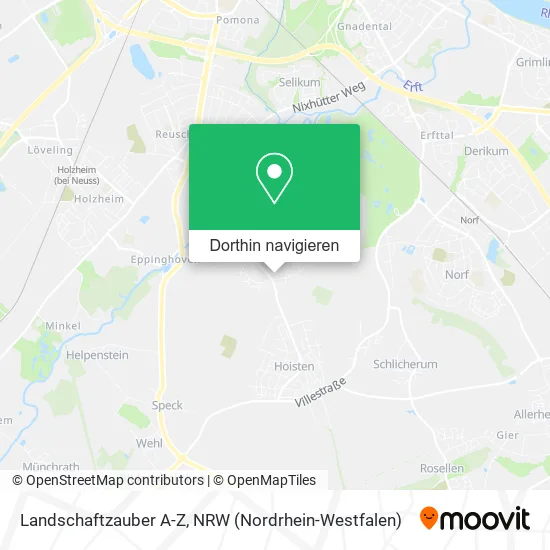 Landschaftzauber A-Z Karte