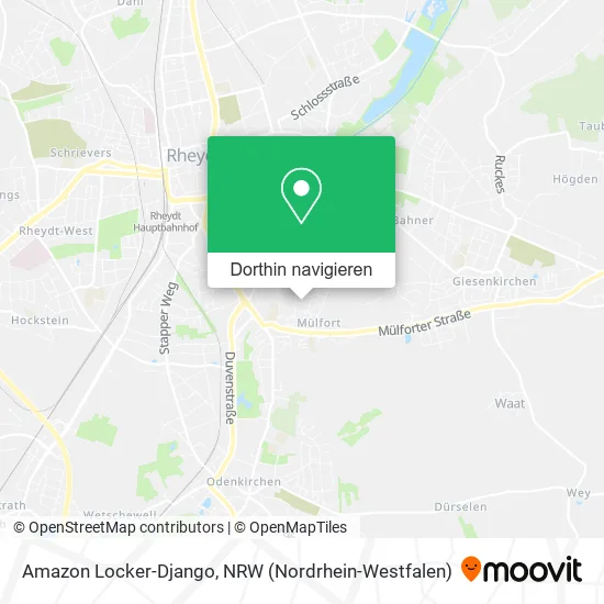 Amazon Locker-Django Karte