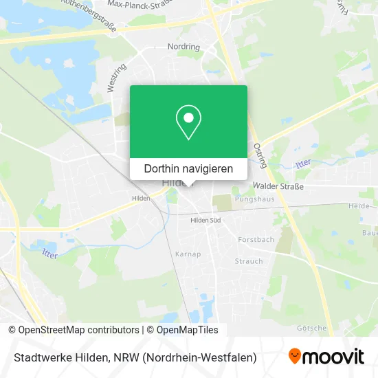 Stadtwerke Hilden Karte
