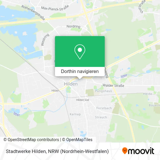 Stadtwerke Hilden Karte