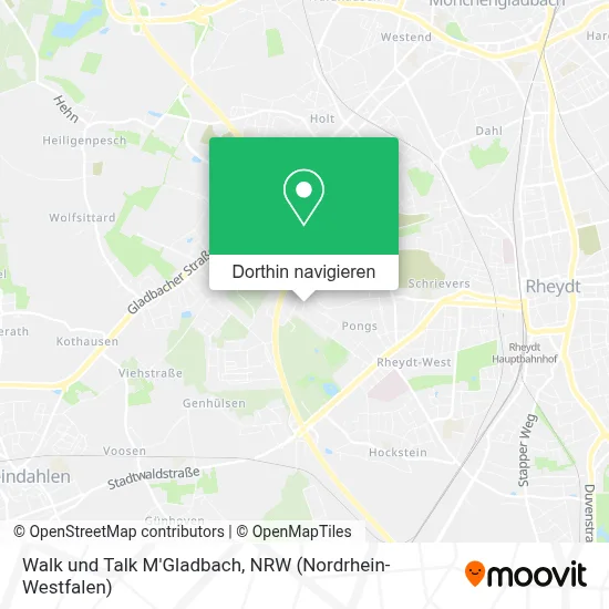 Walk und Talk M'Gladbach Karte