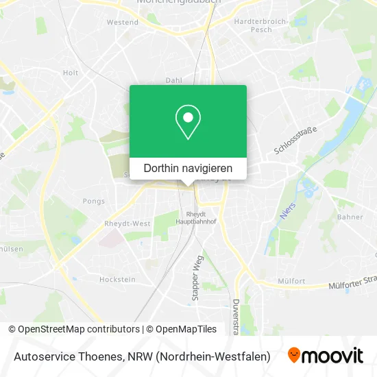 Autoservice Thoenes Karte