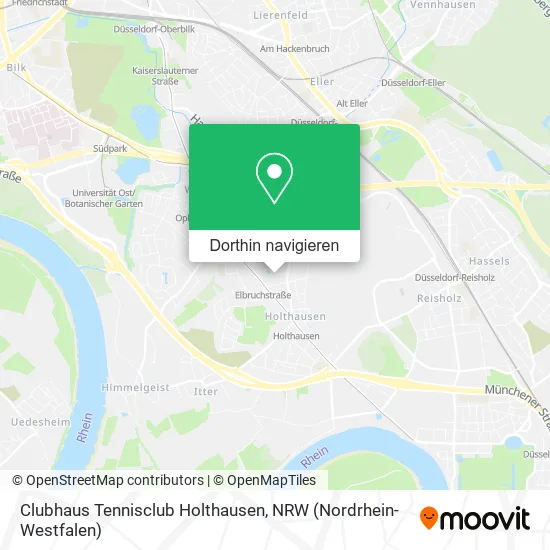 Clubhaus Tennisclub Holthausen Karte