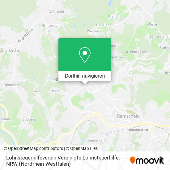 Lohnsteuerhilfeverein Vereinigte Lohnsteuerhilfe Karte