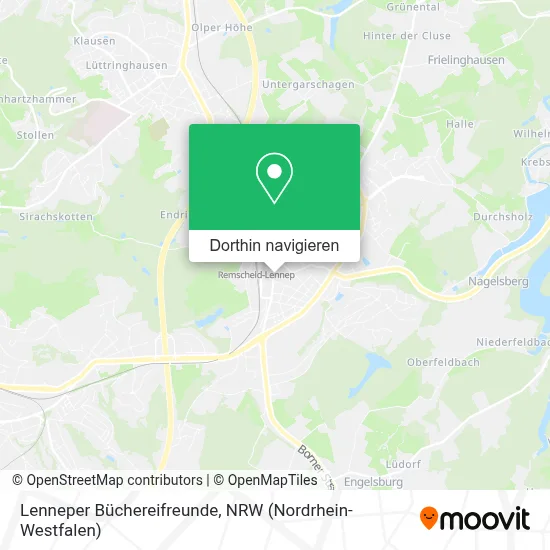 Lenneper Büchereifreunde Karte