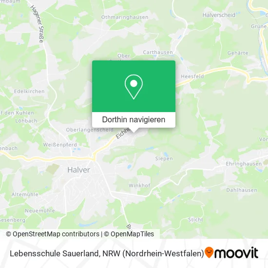 Lebensschule Sauerland Karte