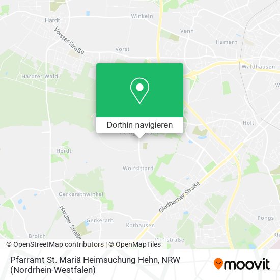 Pfarramt St. Mariä Heimsuchung Hehn Karte