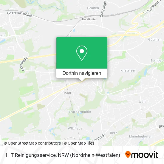 H T Reinigungsservice Karte