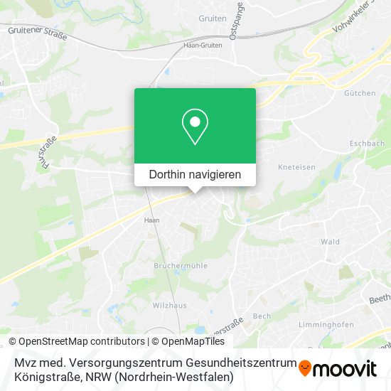 Mvz med. Versorgungszentrum Gesundheitszentrum Königstraße Karte