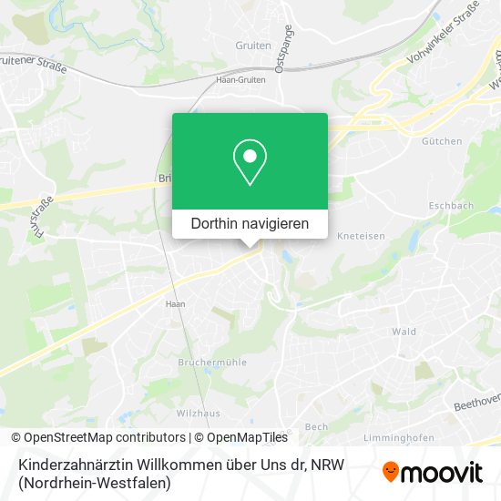Kinderzahnärztin Willkommen über Uns dr Karte