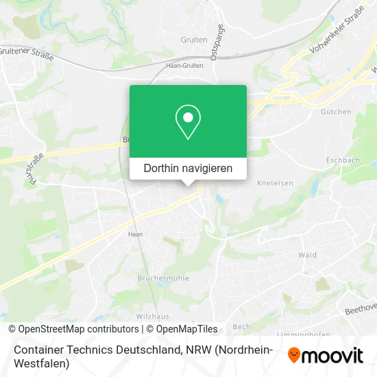 Container Technics Deutschland Karte