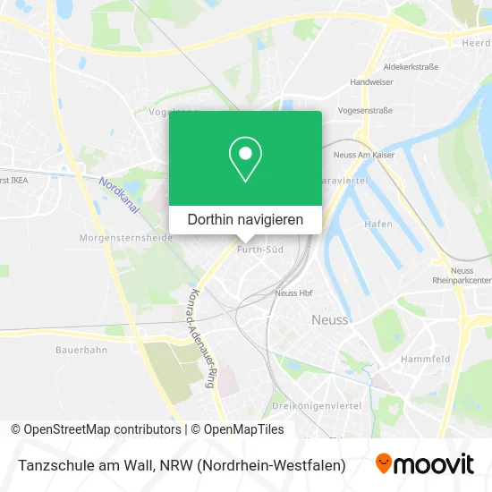 Tanzschule am Wall Karte
