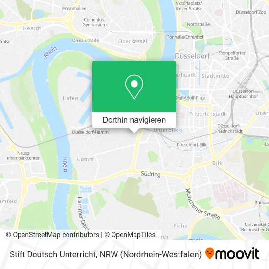 Stift Deutsch Unterricht Karte