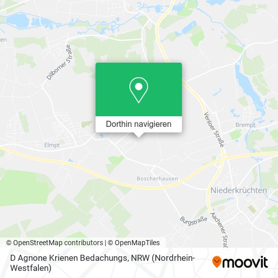 D Agnone Krienen Bedachungs Karte