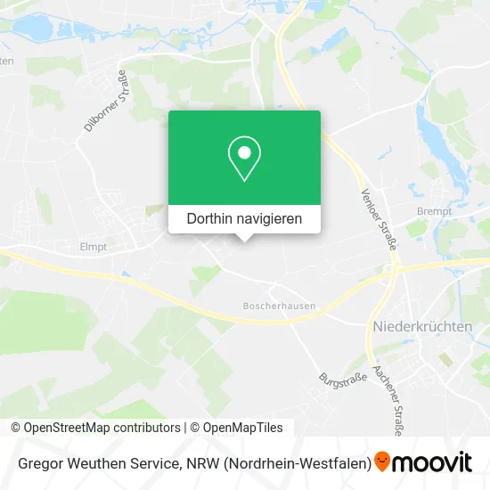 Gregor Weuthen Service Karte