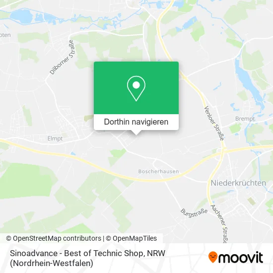 Sinoadvance - Best of Technic Shop Karte