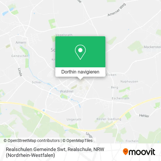 Realschulen Gemeinde Swt, Realschule Karte
