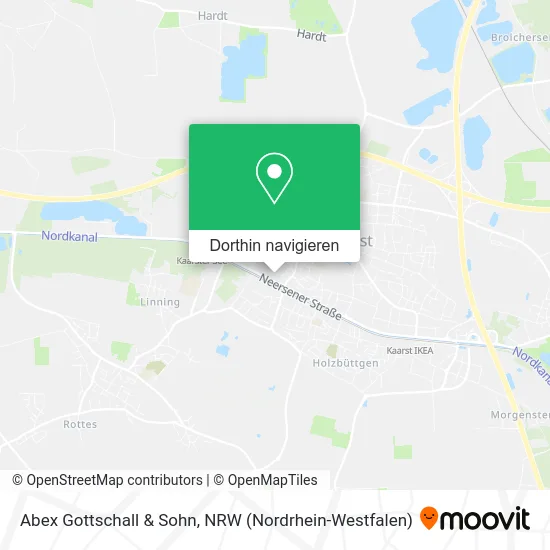 Abex Gottschall & Sohn Karte