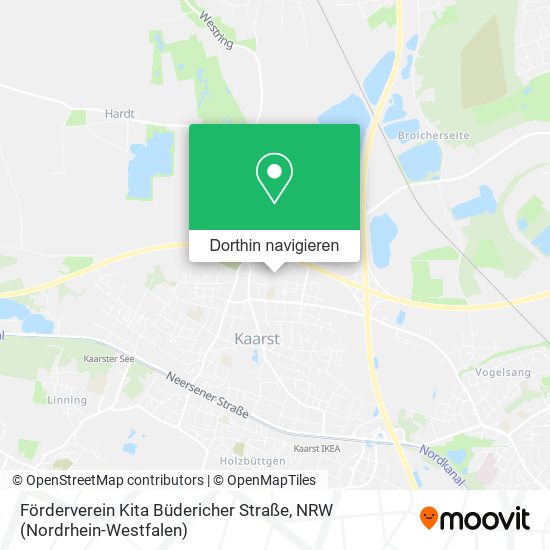 Förderverein Kita Büdericher Straße Karte