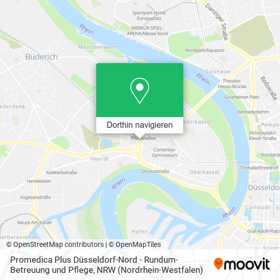 Promedica Plus Düsseldorf-Nord - Rundum-Betreuung und Pflege Karte