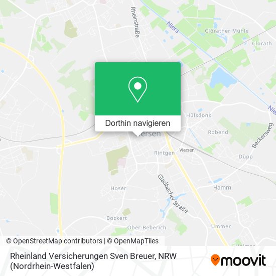 Rheinland Versicherungen Sven Breuer Karte