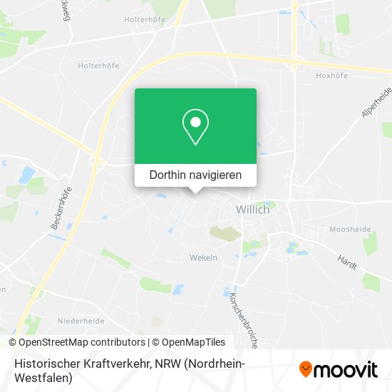Historischer Kraftverkehr Karte