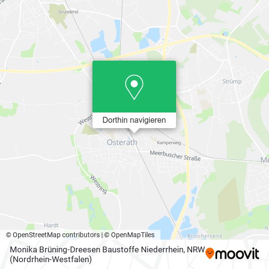 Monika Brüning-Dreesen Baustoffe Niederrhein Karte