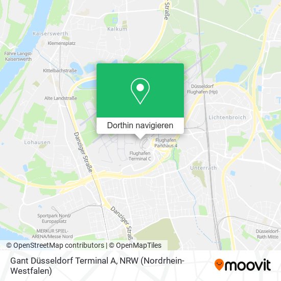 Gant Düsseldorf Terminal A Karte