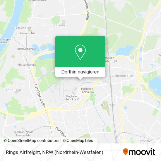 Rings Airfreight Karte