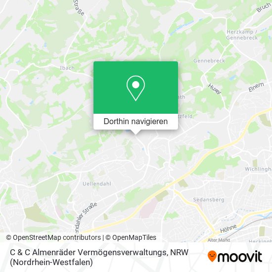 C & C Almenräder Vermögensverwaltungs Karte