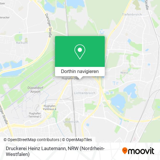 Druckerei Heinz Lautemann Karte