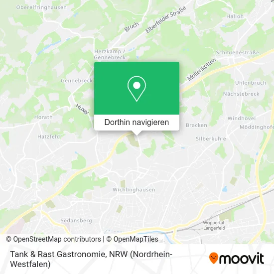 Tank & Rast Gastronomie Karte