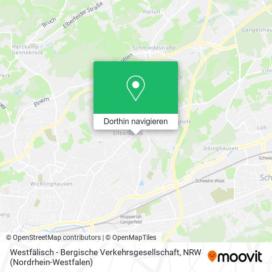 Westfälisch - Bergische Verkehrsgesellschaft Karte