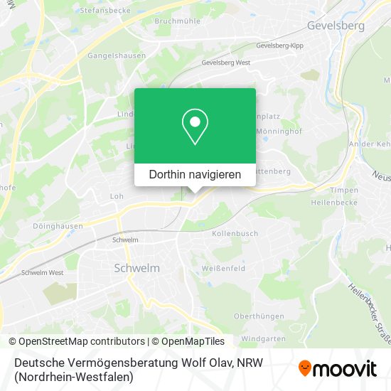 Deutsche Vermögensberatung Wolf Olav Karte