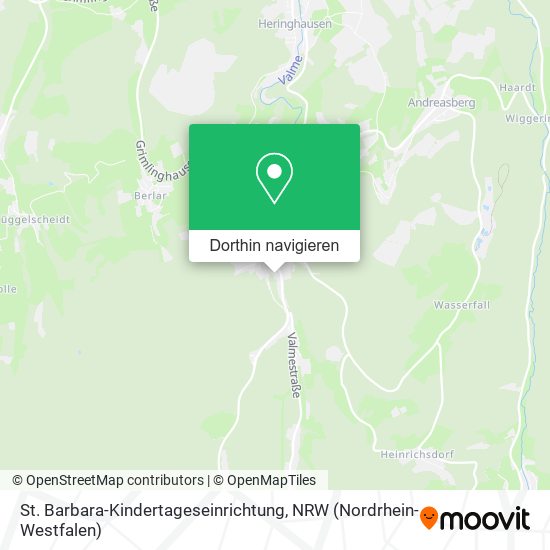 St. Barbara-Kindertageseinrichtung Karte