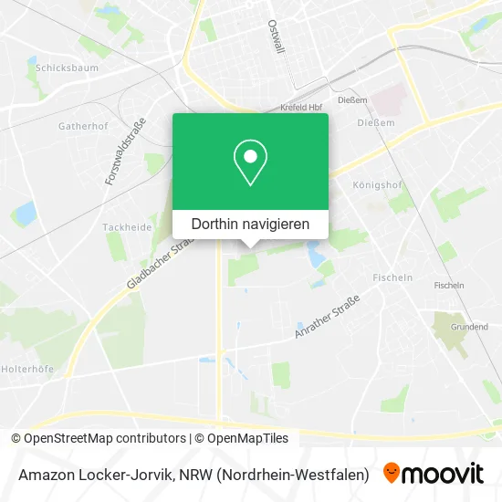 Amazon Locker-Jorvik Karte