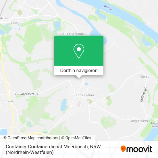 Container Containerdienst Meerbusch Karte