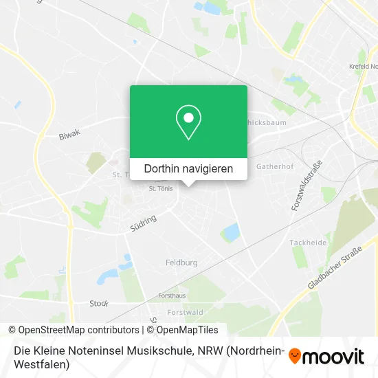 Die Kleine Noteninsel Musikschule Karte