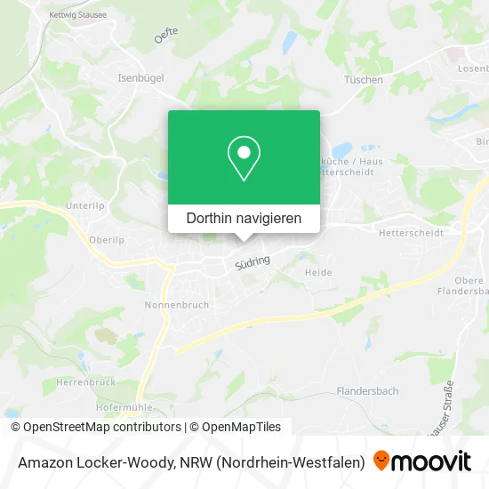 Amazon Locker-Woody Karte