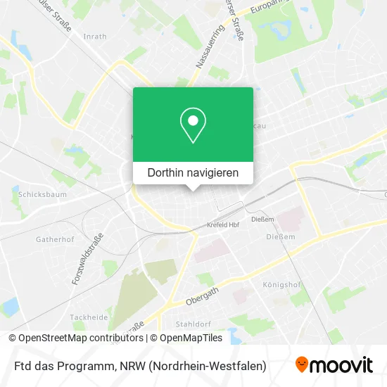 Ftd das Programm Karte