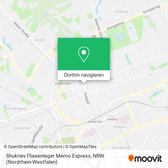 Shukriev Fliesenleger Memo Express Karte