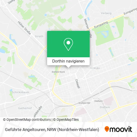 Geführte Angeltouren Karte