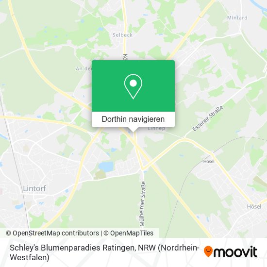 Schley's Blumenparadies Ratingen Karte
