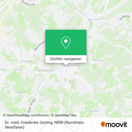 Dr. med. Friederike Gerling Karte